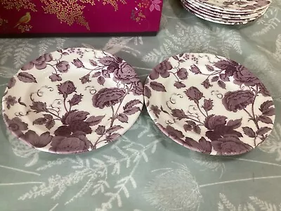 Buy Spode Kingsley 7.5” 20cm Dessert Salad Plates TWO  New Made In England • 16.99£