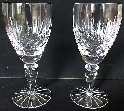 Buy Two Edinburgh Crystal Wine Glasses 14 Cms Tall • 17£