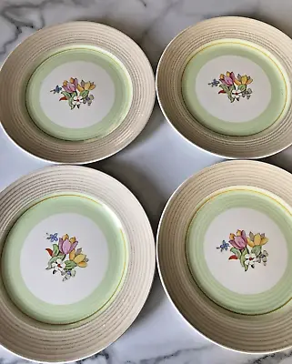 Buy Tams Ware Crocus Side Plate X 4 - Vintage  - Spring Flower Pattern • 12£