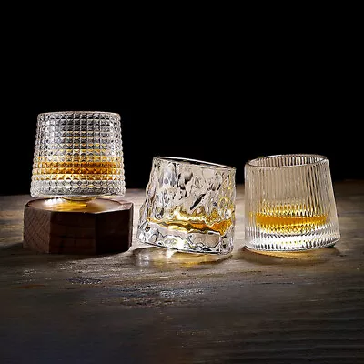 Buy Novel Creative Thick Crystal Whiskey Tumbler Glass Of Wine Spirit Cup Winegl XK • 7.92£