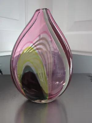 Buy Beautiful And Stunning Art Glass Vase Signed And Dated • 217.16£