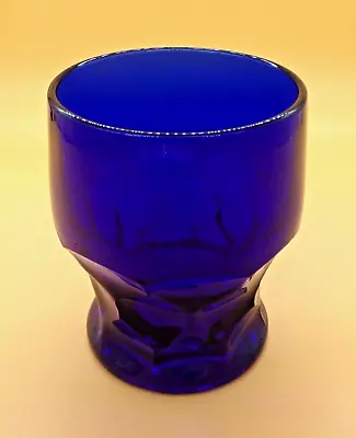 Buy Georgia Cobalt Blue 8 Panel Juice Glasses 3.75  Tall - Set Of 6 Glasses • 24.01£