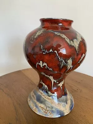 Buy Rare Anita Harris, Black Ryden Ceramic Vase  In Pristine Condition • 350£
