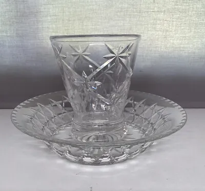 Buy Glass Vase And Bowl Vintage • 7£