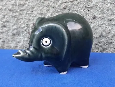 Buy Vintage Porcelain Figurine  Elephant HOWARD PIERCE?/unsigned/12cm • 18.99£