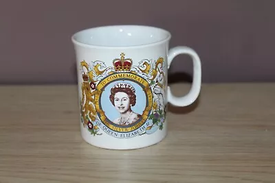 Buy 1977 Royal Commemorative Mug Souvenir Of Silver Jubilee Queen Elizabeth Ii • 5£