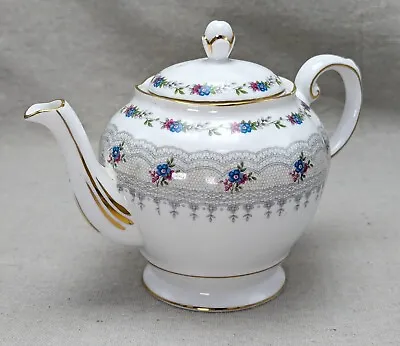 Buy Tuscan Bone China Teapot Honiton Vintage England Floral Lace • 36.09£