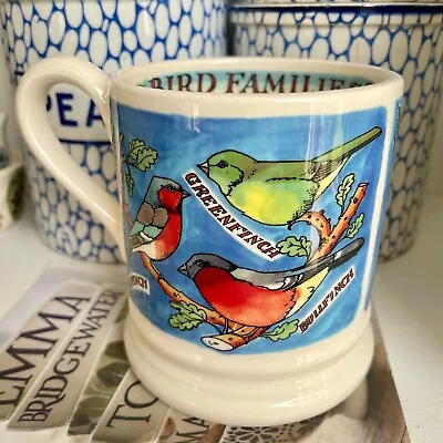 Buy Emma Bridgewater Bird Families BLUETIT FINCHES 0.5 Pint Mug 1st NEW Discontinued • 19.99£