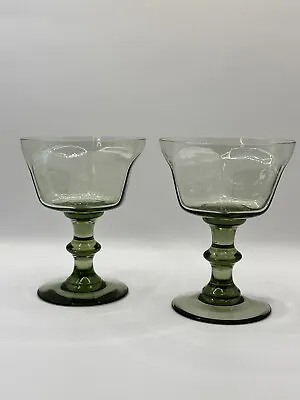 Buy Lenox Green Antique Pattern Sorbet Or Champagne Set Of 2 Glasses. Made In USA • 12.49£