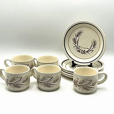 Buy Biltons Pottery Cups And Plates - Wheat Pattern  - 6.5in Diameter • 13.27£