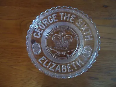 Buy Rare King George The Sixth & Elizabeth Coronation 1937 Collectors Plate Queen • 27.99£