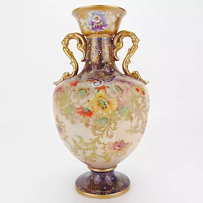 Buy Antique Carlton Ware Vase Blush Ivory Old Anenome W & R Hand Painted 23cm • 124.99£