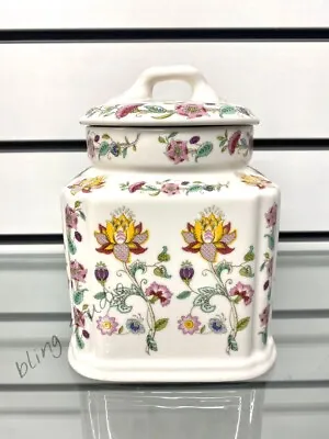 Buy Minton Canister Floral Air Tight Storage Jar Container Fine Bone China • 34.99£