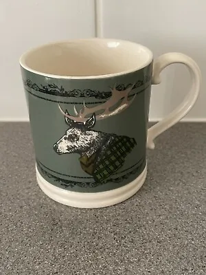 Buy Marks And Spencer - Stoneware Deer Antlers Green Tea Coffee Mug / Cup - Unused • 5.99£