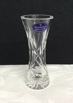 Buy Royal Doulton Finest Crystal Vase 12cm Tall • 6.99£
