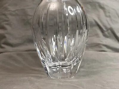 Buy Antique Crystal Vase Lead 24 Cut Tall  Clear  Vintage Glass  • 131.49£