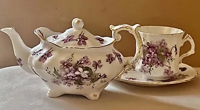 Buy Hammersley Victorian Violets Tea Set • 169£