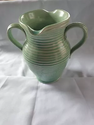 Buy Lovatts Pottery Large Green Ribbed Design Stoneware Jug • 10£