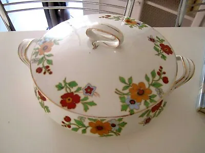 Buy Alfred Meakin,china,beautiful Floral,lidded  Tureen,unused Condition • 6.99£