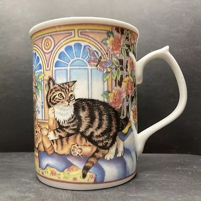 Buy Vintage Duchess Kittens By Windows & Flowers Fine Bone China Mug Made In England • 19.95£