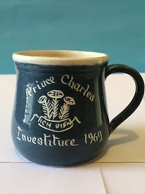 Buy Prince Charles Investitue 1969 - Welsh Studio Pottery Mug • 6£