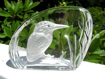 Buy WEDGWOOD CRYSTAL HUMMINGBIRD PAPERWEIGHT: Etched, 3  X 4.5 , W. Tag, England • 17.29£