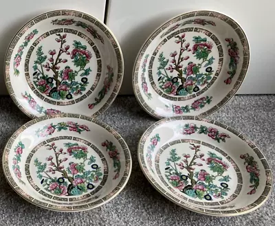 Buy 4 X Vintage Lord Nelson Pottery Indian Tree Soup Dessert Bowls 18.5cm VGC • 12.99£