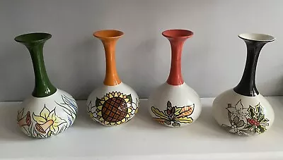 Buy Lorna Bailey Set Of Four Vases…. Seasons… Limited Edition  Ellgreave Pottery • 200£