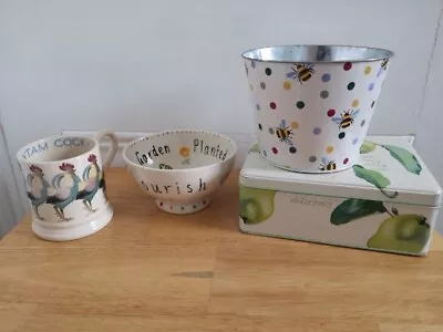 Buy Emma Bridgewater Bundle Four Items Mug Bowl Tin With Lid Plant Pot Holder • 24.99£