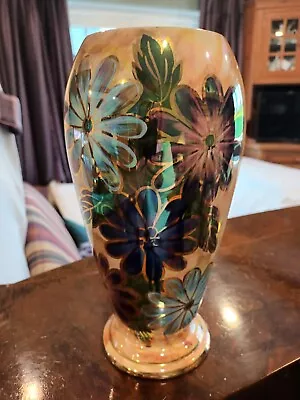 Buy Oldcourt Ware Hand Painted Vase England Circa 1950’s Lusterware • 6£