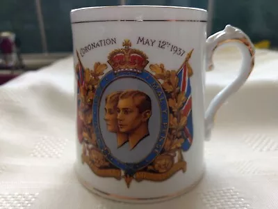Buy 1937 Coronation Stanley Ware Mug King George VI & Queen Elizabeth Preowned • 4.99£