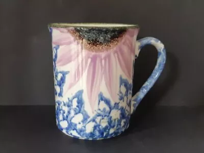 Buy POOLE POTTERY Vincent Sunflower Lilac Purple Colourway Mug Cup CARLA SINGLETON • 15.95£