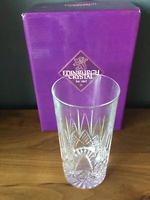 Buy Vintage 90s EDINBURGH CRYSTAL SKYE Highball Tall Glass In Original Box FREEPOST • 79.99£