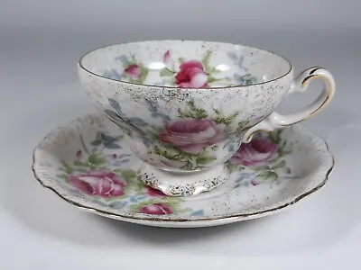 Buy Vintage DRESDEN ROSE Fine China Tea Cup & Saucer Set Marked  9/110  • 15.37£