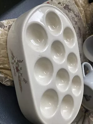 Buy Royal Cauldon Country Lane Ceramic Egg Holder/ Stand • 12.99£