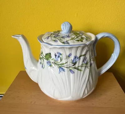 Buy Shelley Harebell  Teapot W Lid Blue Harebell Flowers And Trim • 25£
