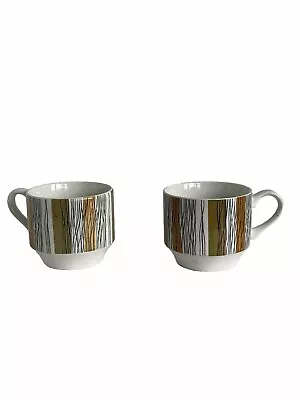 Buy Midwinter - Sienna - Two Cups Designed By Jessie Tait Fine Tableware • 4.99£