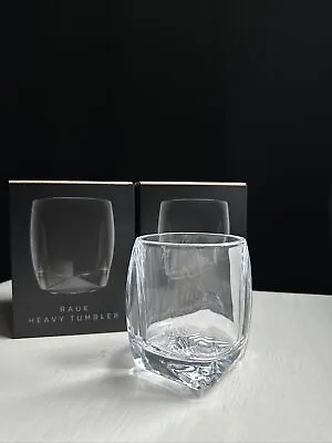 Buy Norlan Heavy Rauk Tumbler Brand New Set Of 2 Whiskey Cocktail Glass • 95.02£