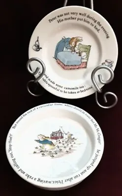 Buy Wedgwood Beatrix Potter Peter Rabbit Plate/Bowl~Etruria & Barlaston~Vtg. England • 30.13£