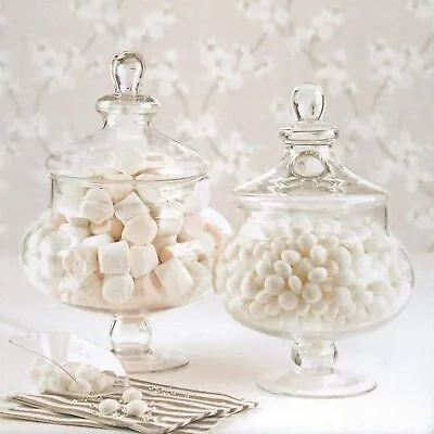 Buy Vintage Retro Decorative Glass Storage Jar Candy Buffet Table Decoration • 16.99£
