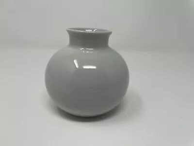Buy Poole Pottery Round Moon Vase Grey Bud Vase Vintage With Contemporary Look 10cm • 9.99£