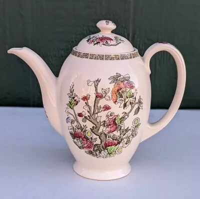 Buy Vintage Burleigh Ware Maddock Burslem Indian Tree Tea Pot Johnson Brothers • 24.62£