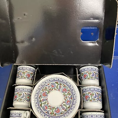 Buy KUTAHYA PORCELEN  SET OF 6 Porcelain Cups And Saucers Kahve Duncan Takimi • 20£