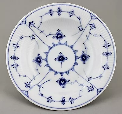 Buy Antique Royal Copenhagen Blue Fluted Plain 24cm 9¼  Deep Rimmed Plate Bowl 166 • 75£
