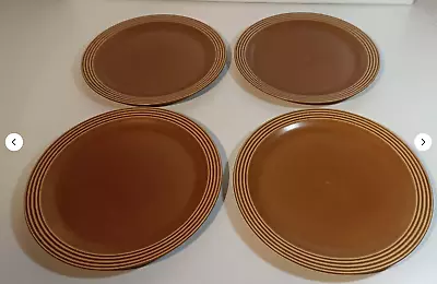 Buy Vintage Hornsea Pottery Saffron Dinner Plates X 4. Large 26cm. 1970s • 30£