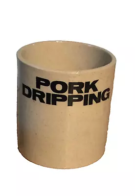 Buy Antique Stoneware Pork Dripping Jar • 25£