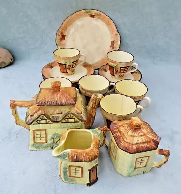 Buy Vintage J Shaw & Sons & Keele St Pottery 22 Piece Cottage Ware Tea Set • 19.99£
