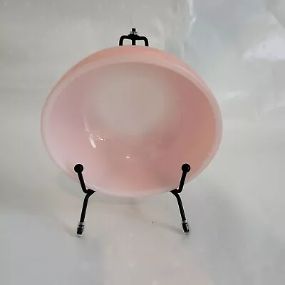 Buy Fire King Pink Milk Glass Chili Bowl 5  1950-1960 Backstamp NOS?? • 19.29£