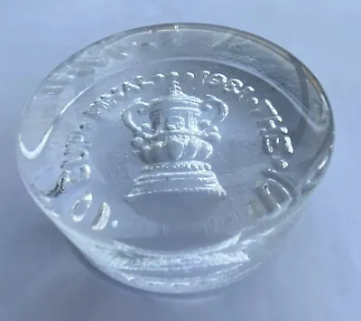 Buy Dartington Glass Paperweight Cup Final 1981 • 2£