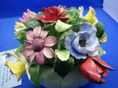 Buy RARE C1950's 'Adderley' Large Bowl  Bone China Spring Flower Bouquet • 105.30£